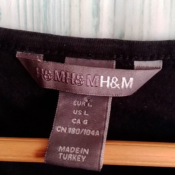 H&M Henley Gray and Black Large - Picture 6 of 6